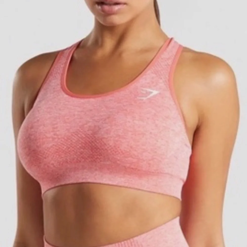 Gymshark Vital Seamless Sports Bra Coral Marl